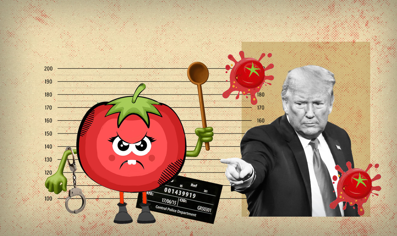 Οι «δολοφονικές ντομάτες» του Τραμπ και η ιστορία του τροφίμων ως όπλων διαμαρτυρίας