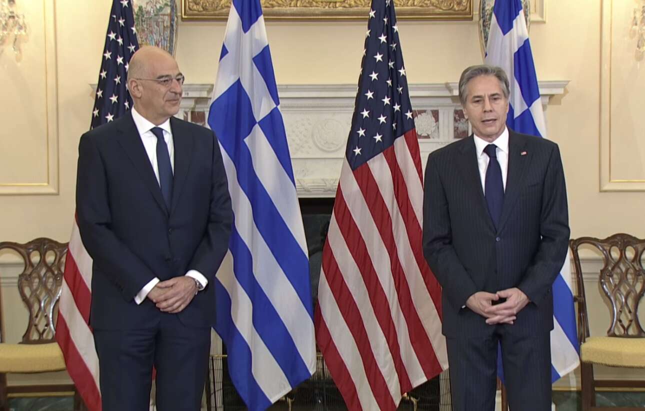 ΜDCA, Ουκρανία, Τουρκία και Κυπριακό στη συνάντηση Δένδια – Μπλίνκεν [βίντεο]