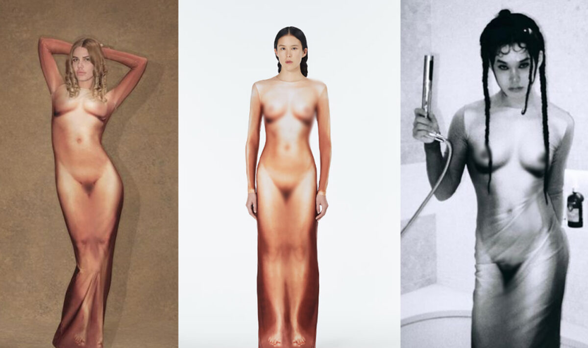 Ταραχή στην Οξφορντ Στριτ από το «γυμνό φόρεμα» του Γκοτιέ