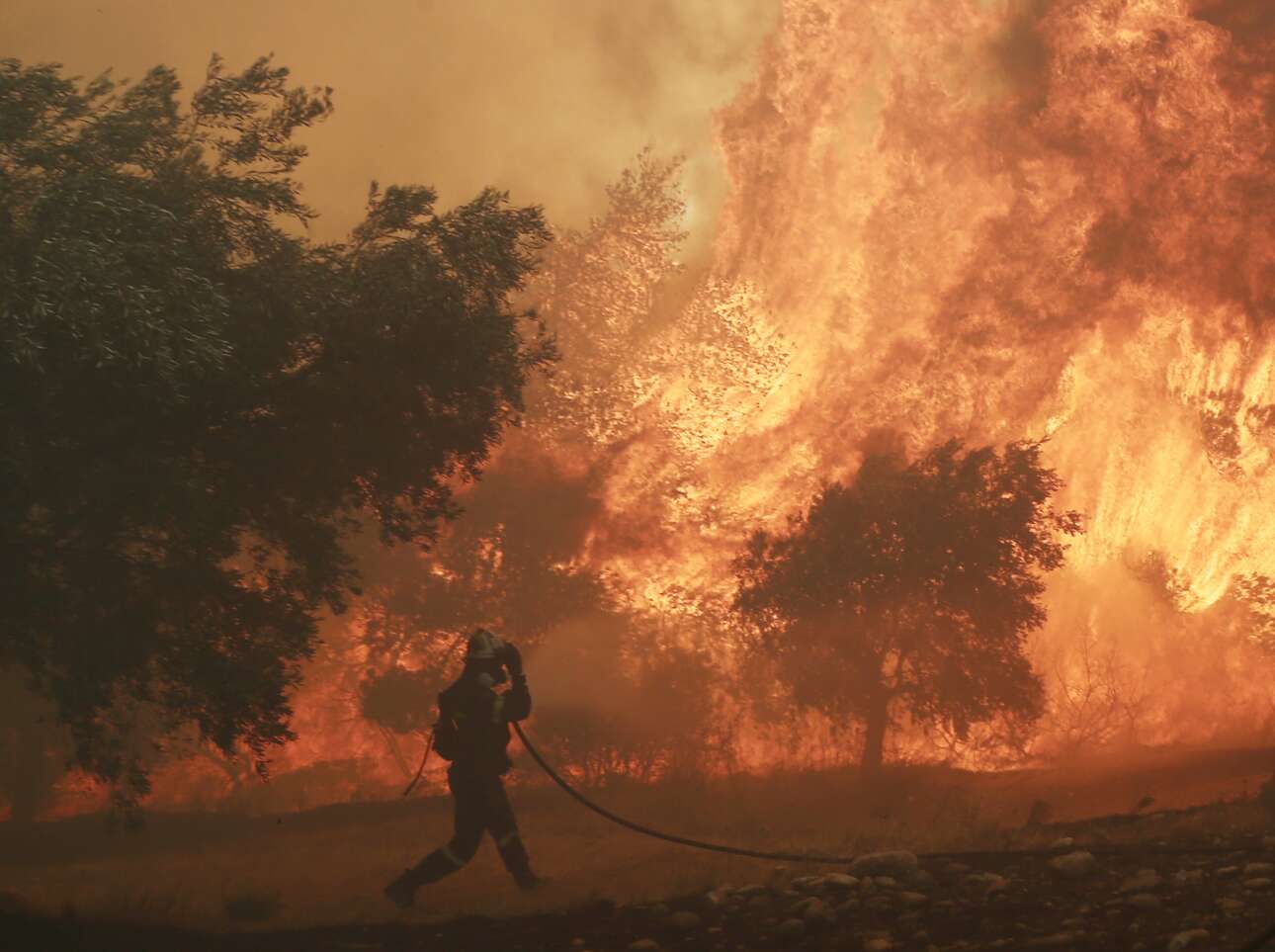 Φωτιά στην Αττική: 34 άτομα έχουν μεταφερθεί σε νοσοκομεία