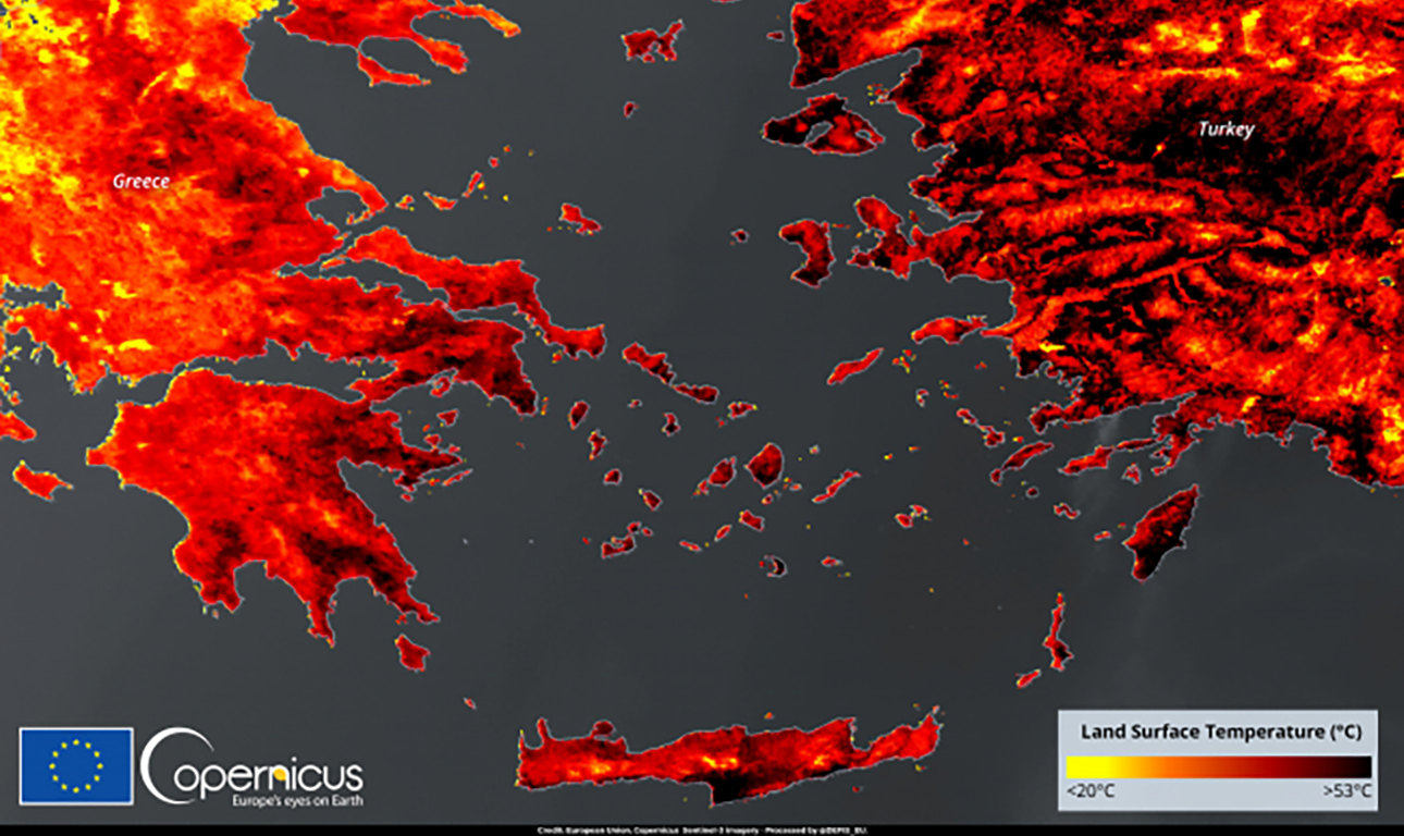 Γιατί η Γη φαίνεται κόκκινη από το Διάστημα
