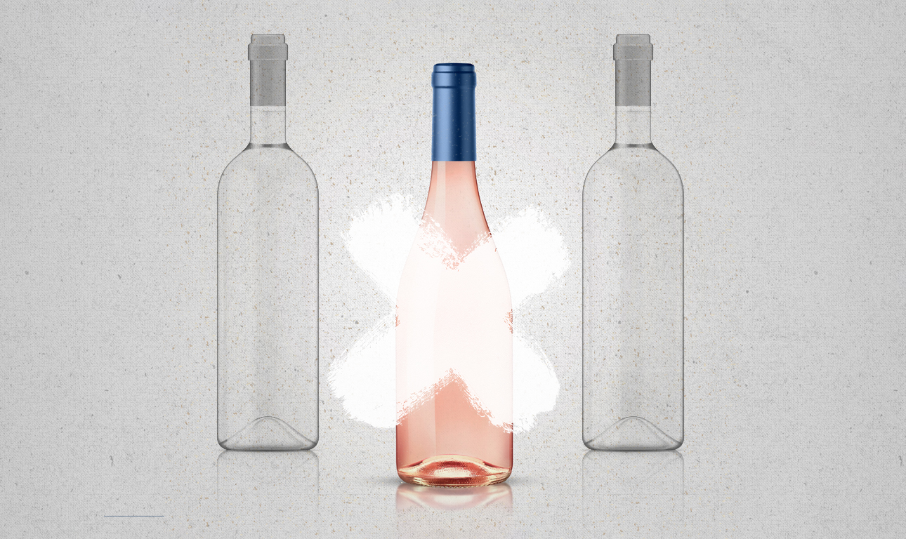 Οι διαφανείς φιάλες καταστρέφουν τα (λευκά και ροζέ) κρασιά