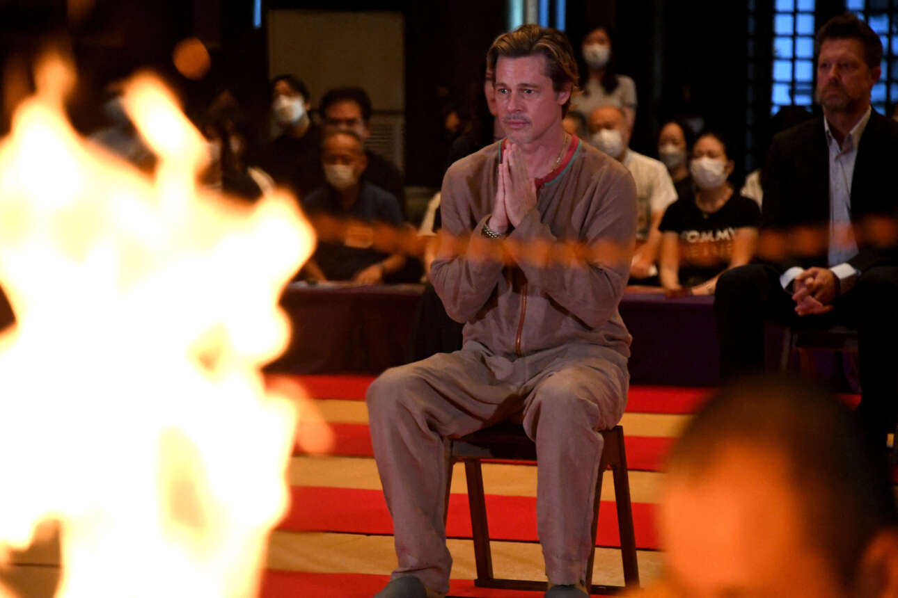 Ο Μπραντ Πιτ προσευχήθηκε στον Βούδα για να πάει καλά η νέα του ταινία