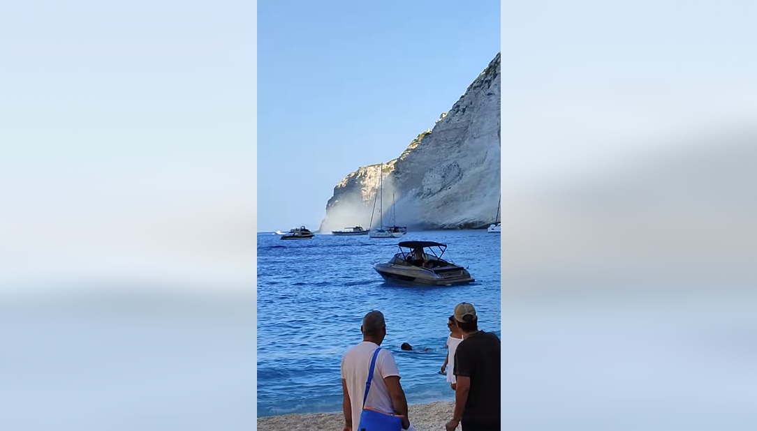 Κατολίσθηση προκάλεσε στο Ναυάγιο ο σεισμός των 5,4 Ρίχτερ