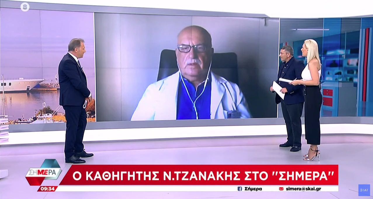 Τζανάκης: Το καλοκαίρι μολύνθηκε με κορονοϊό το 1/3 του πληθυσμού