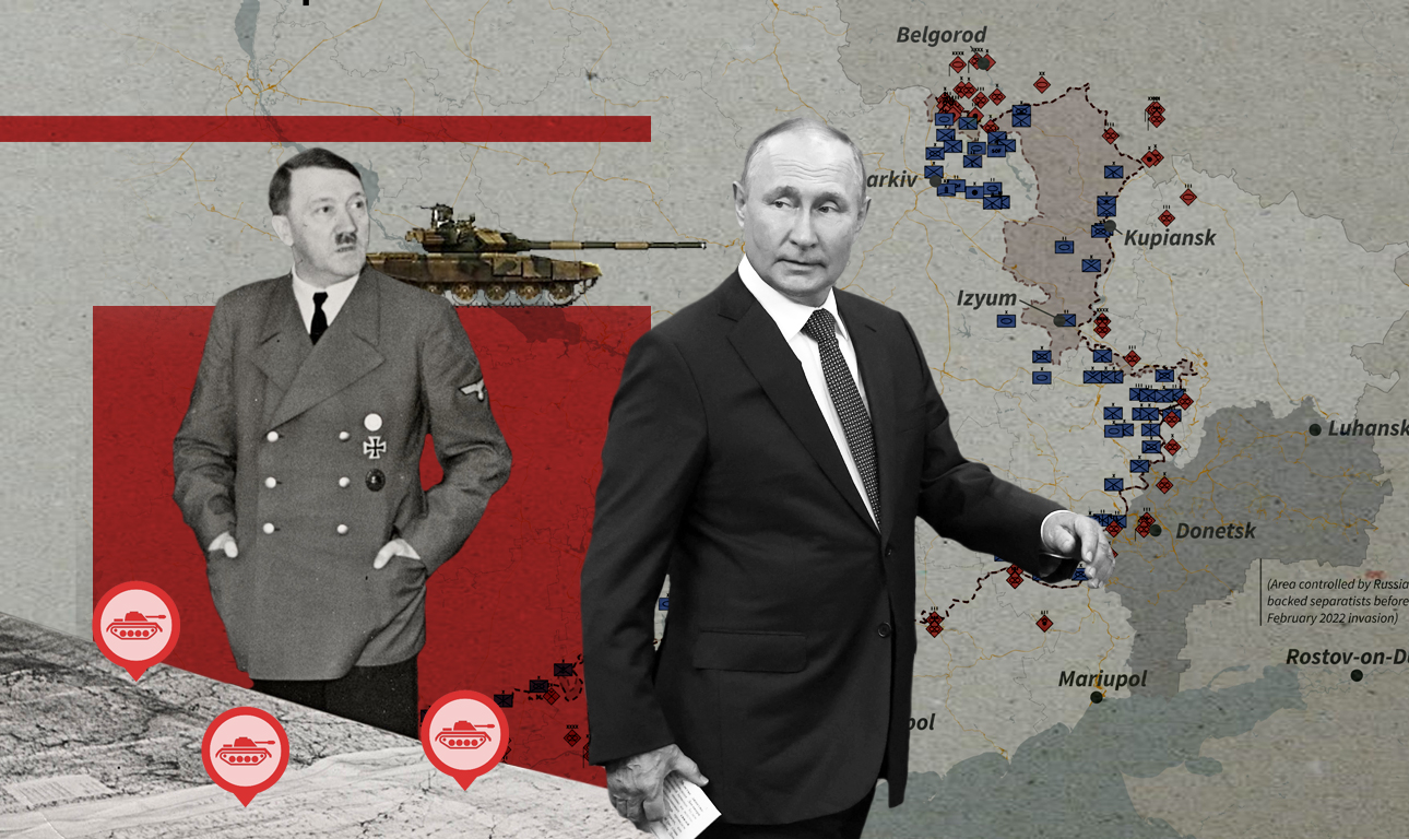 Τι κοινό έχει ο «αρχιστράτηγος» Πούτιν με τον Χίτλερ; Κάνει τα ίδια λάθη