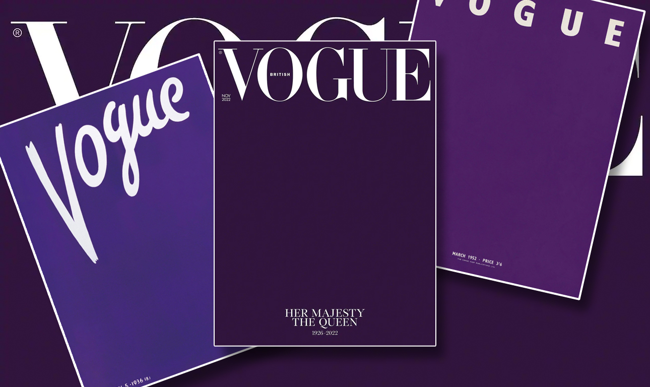 Χωρίς λόγια: Το μoβ, πένθιμο εξώφυλλο της Vogue για την Ελισάβετ