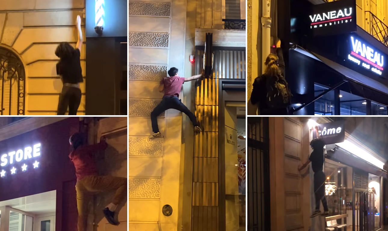 Σβήνουν τα φώτα στην Πόλη του Φωτός με… παρκούρ