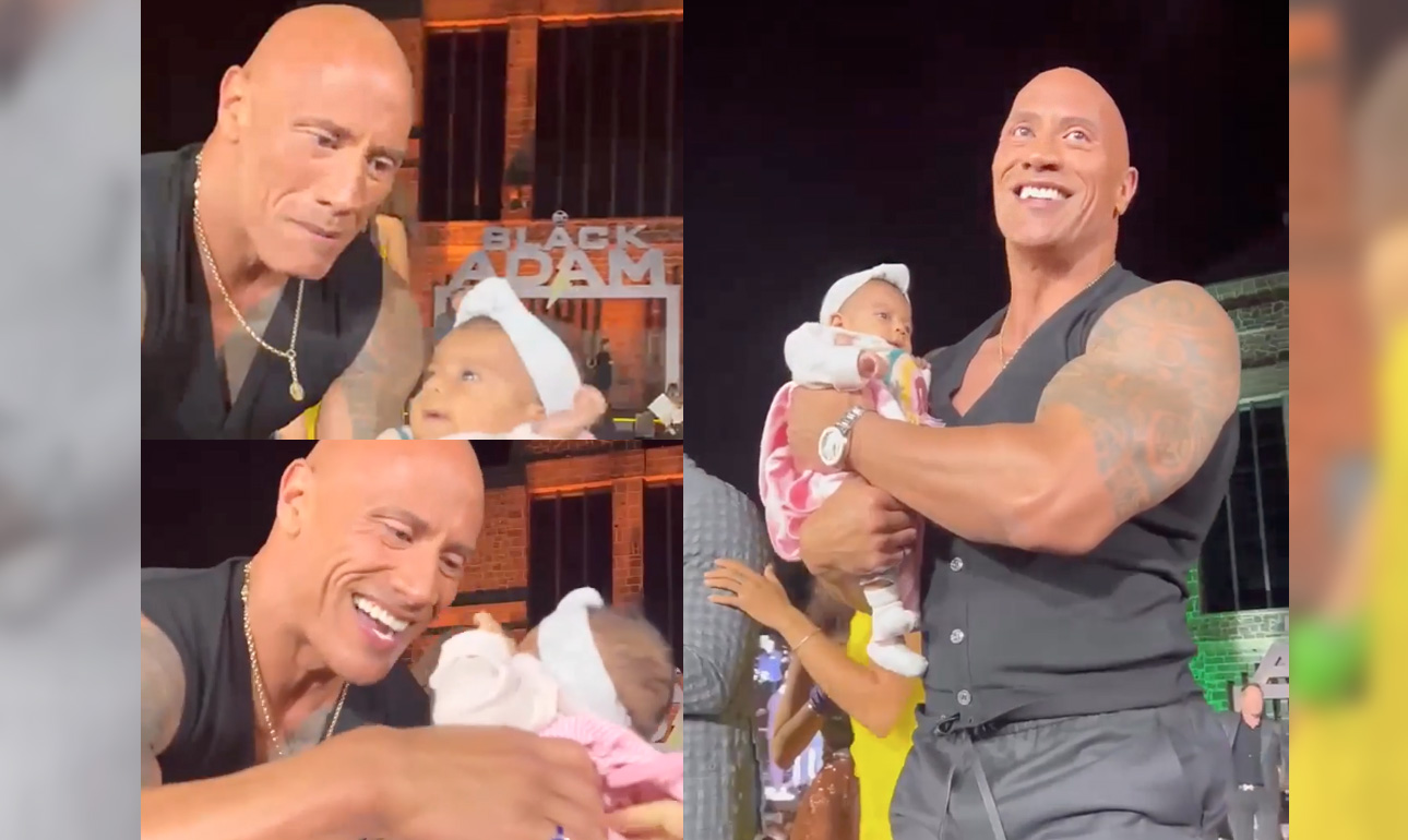 Ο Ντουέιν Τζόνσον και το μωρό που έκανε crowd surfing