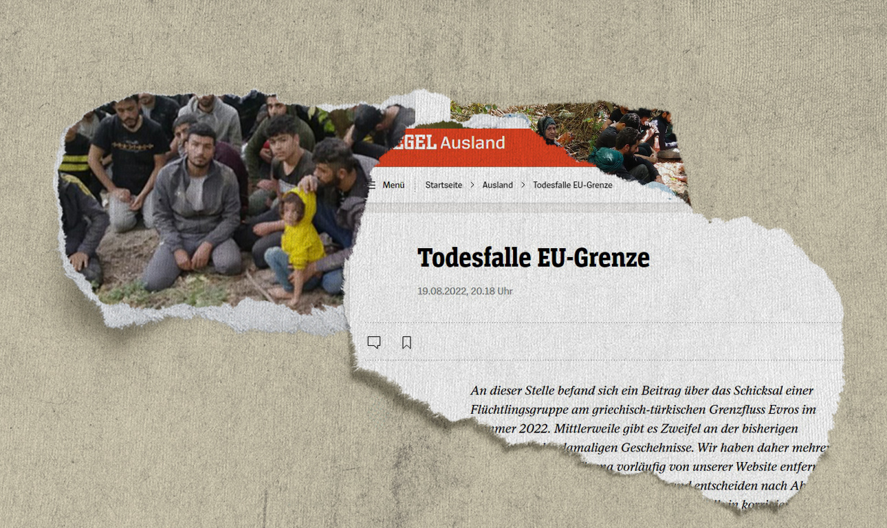 Ω τι έκπληξη! Το Spiegel «κατέβασε» όλα τα άρθρα του για τους «38» στον Εβρο