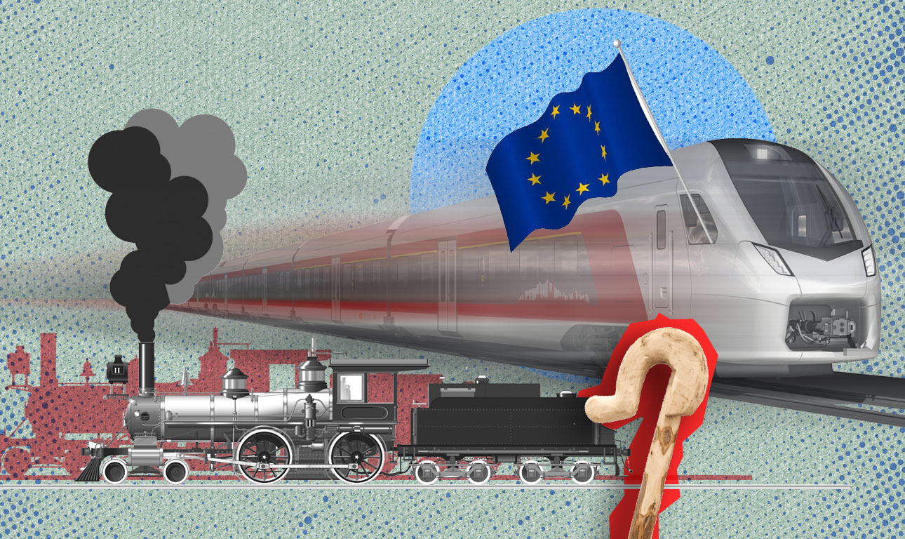 Mια Ελλάδα, δύο τρένα