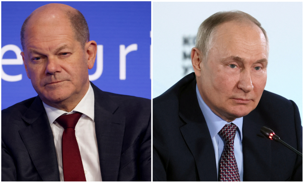 Ο Πούτιν αγνόησε τον Σολτς: Θα συνεχίσουμε να χτυπάμε τις ενεργειακές υποδομές του Κιέβου