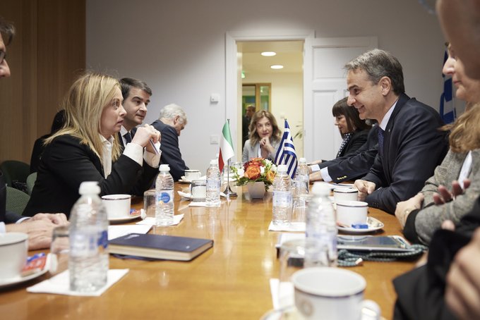 Τι είπε ο Μητσοτάκης με Μελόνι στις Βρυξέλλες