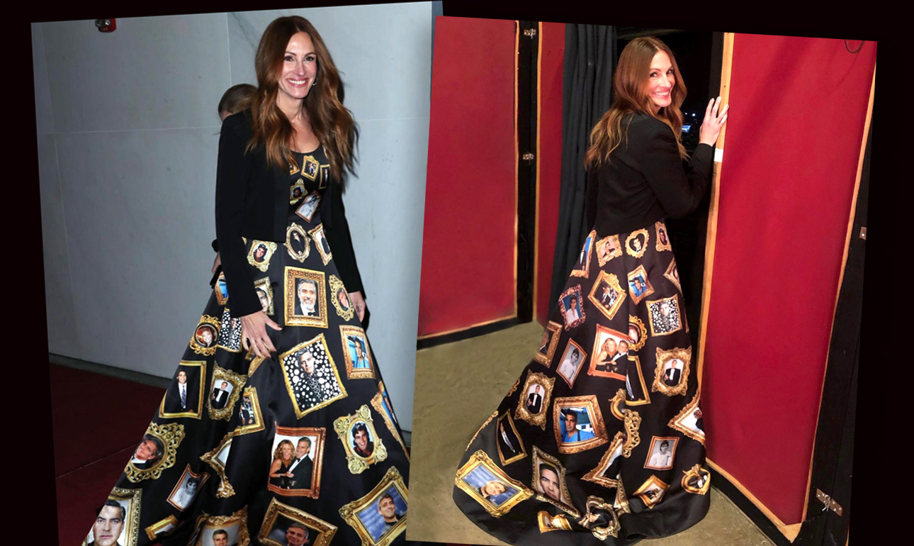 Fashion statement: Oταν η Τζούλια Ρόμπερτς φόρεσε… Τζορτζ Κλούνεϊ