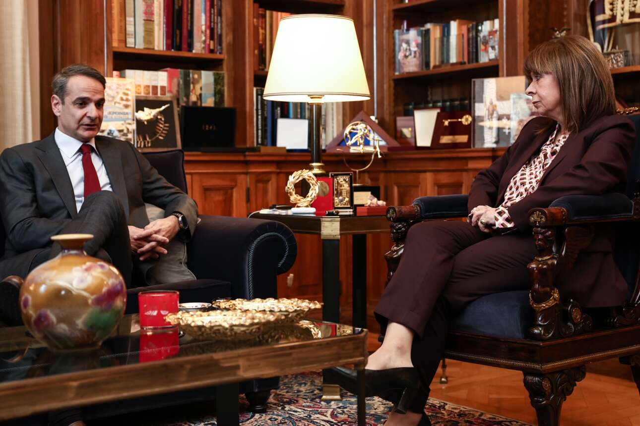 Μητσοτάκης στο Προεδρικό: Δεν θα ενδώσουμε στις Σειρήνες του λαϊκισμού