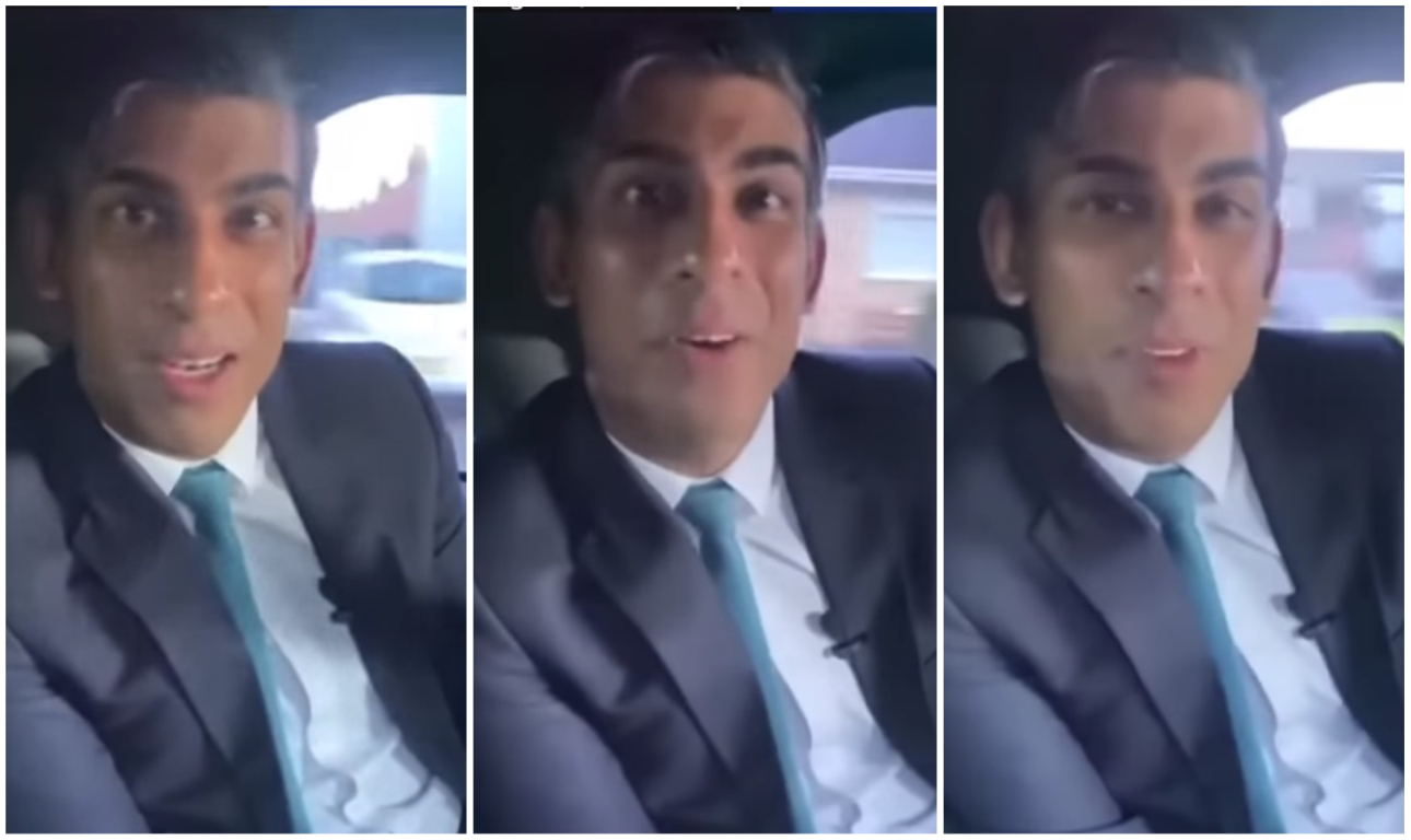 Ο Σούνακ δεν φορούσε ζώνη, κινδυνεύει με πρόστιμο και οι Εργατικοί τον χλευάζουν