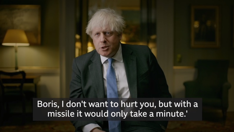 Τζόνσον: Οταν ο Πούτιν με απείλησε λέγοντας «με έναν πύραυλο, ένα λεπτό θα πάρει»