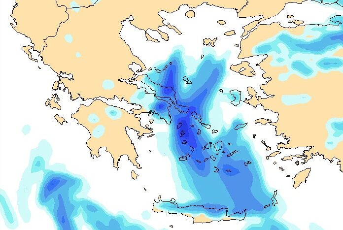 Η Αθήνα χιονισμένη από ψηλά – Πώς θα εξελιχθεί τις επόμενες ώρες η κακοκαιρία «Barbara»