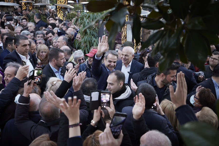 Μητσοτάκης: Υπαρκτό το ενδεχόμενο «κυβέρνησης ηττημένων» με Τσίπρα, Ανδρουλάκη, Βαρουφάκη