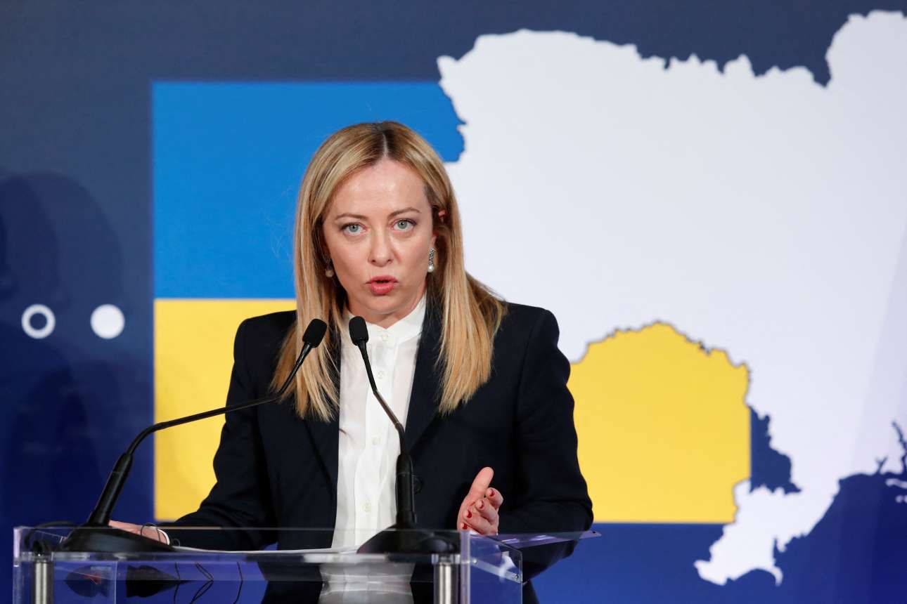 Η Μελόνι στο Λονδίνο για ιταλοβρετανικές μπίζνες