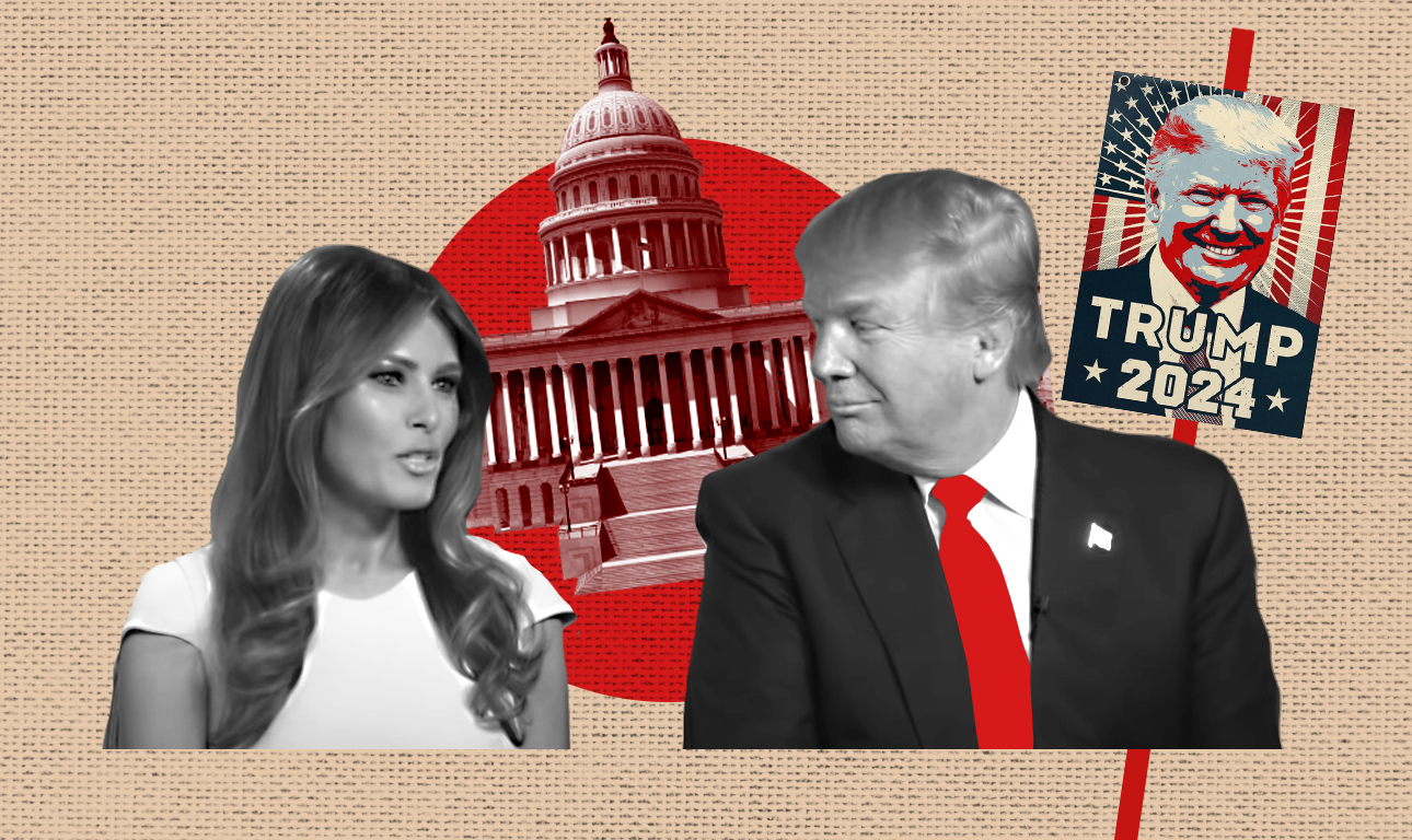 Η Μελάνια σπάει τη σιωπή της και στέκεται ξανά δίπλα στον Τραμπ