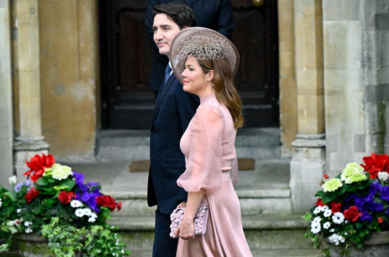 Η άφιξη του καναδού πρωθυπουργού Τζάστιν Τριντό και της συζύγου του Σόφι 