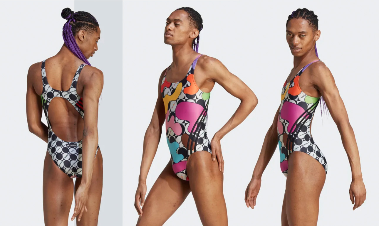 H Adidas στο στόχαστρο για διαφήμιση γυναικείου μαγιό με μοντέλο άνδρα