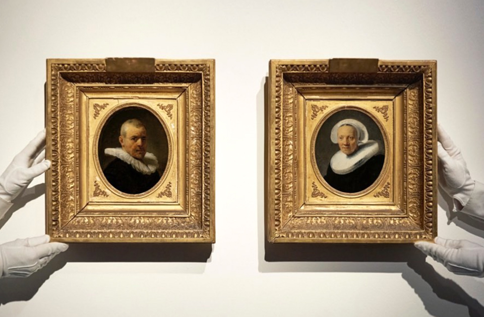 Στο φως δύο άγνωστα πορτρέτα του Ρέμπραντ