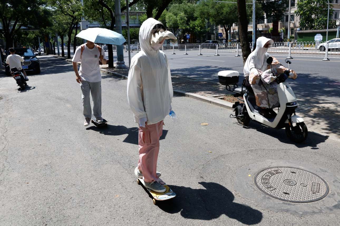 Κίνα: Κόκκινος συναγερμός στο Πεκίνο λόγω του καύσωνα