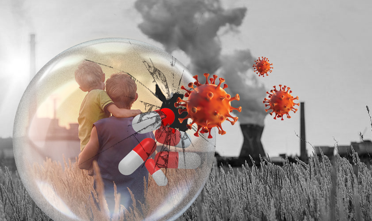 Η ατμοσφαιρική ρύπανση ευνοεί τα σούπερ μικρόβια