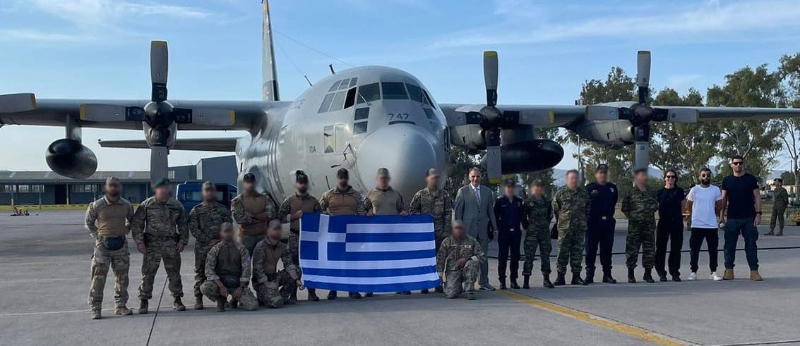 Με C-130 η ανθρωπιστική βοήθεια της Ελλάδας προς τη Λιβύη