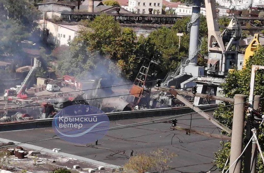 Ουκρανική επίθεση στο λιμάνι της Σεβαστούπολης