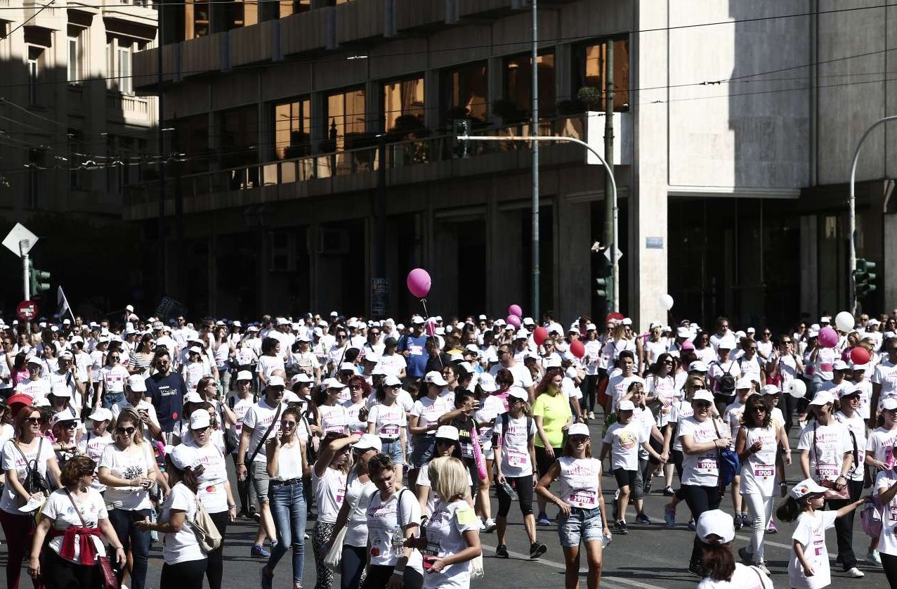 Κλείνει το κέντρο της Αθήνας την Κυριακή για τον αγώνα δρόμου «Race for the Cure»