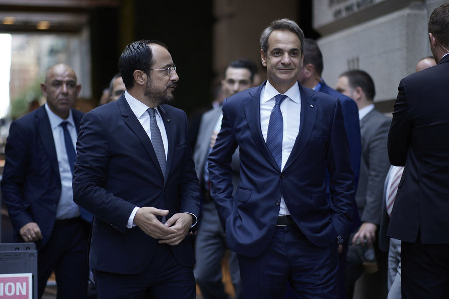 Συνάντηση Μητσοτάκη με Χριστοδουλίδη: Επανέλαβα στον Ερντογάν τις πάγιες θέσεις μας στο Κυπριακό