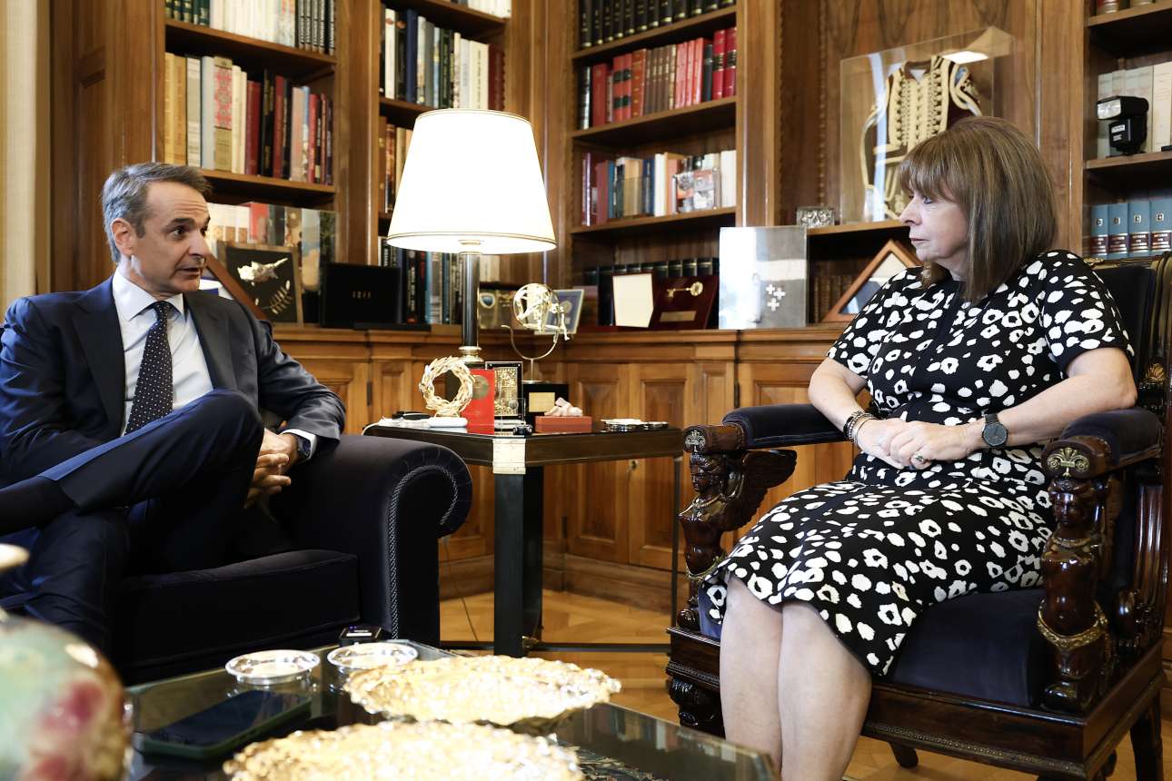 Μητσοτάκης στο Προεδρικό: Η κλιματική κρίση είναι εδώ, δεν χρειαζόμαστε την επιστήμη για να μας το επιβεβαιώσει