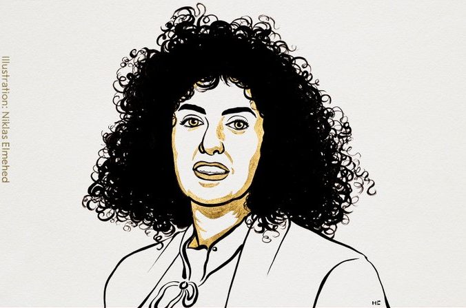 Νομπέλ Ειρήνης στην ιρανή ακτιβίστρια για τα δικαιώματα των γυναικών, Ναργκίς Μοχαμαντί