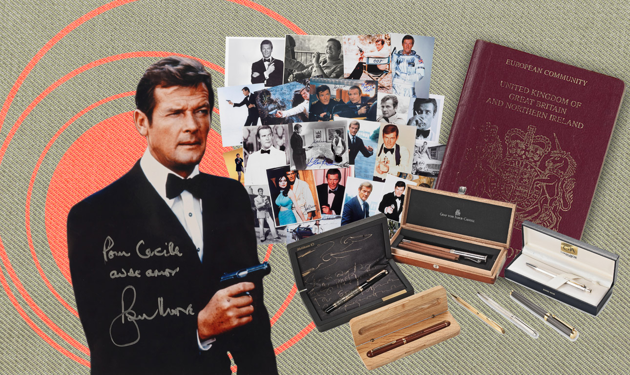 Στο σφυρί προσωπικά αντικείμενα του υπέρκομψου Ρότζερ Μουρ