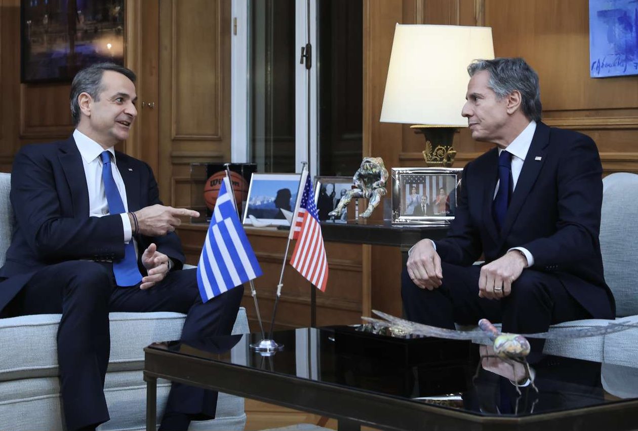 Τηλεφωνική επικοινωνία Μητσοτάκη – Μπλίνκεν για τη Γάζα