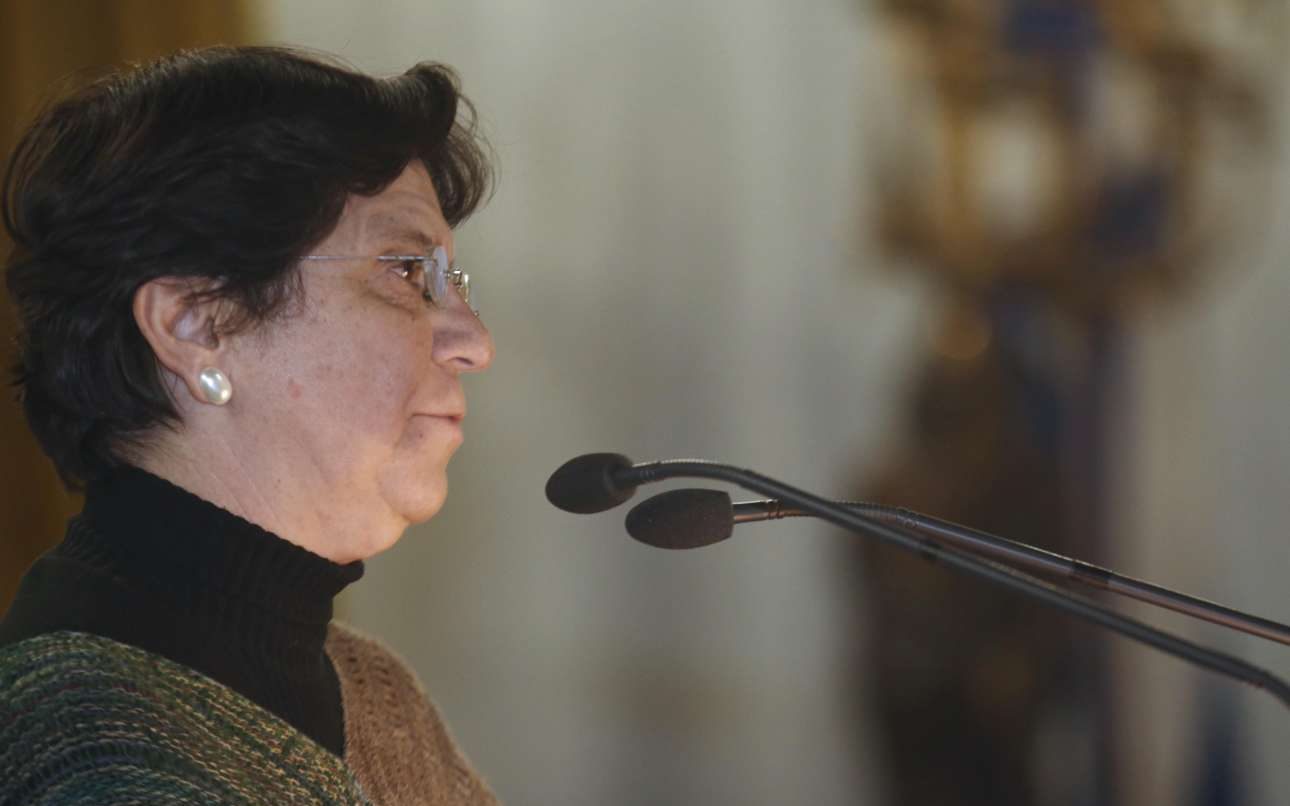 Η Μαρία Ευθυμίου στον Παρνασσό για τους σκοπούς της Πόρτας Ανοιχτής