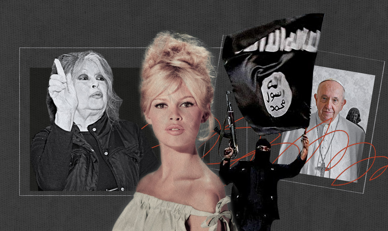 Η Μπριζίτ Μπαρντό βρίζει το Ισλάμ αλλά και τον… πάπα!