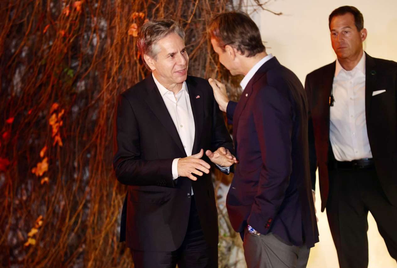 Τηλεφωνική επικοινωνία Μητσοτάκη – Μπλίνκεν για Ερυθρά Θάλασσα και φρεγάτα στην Prosperity Guardian