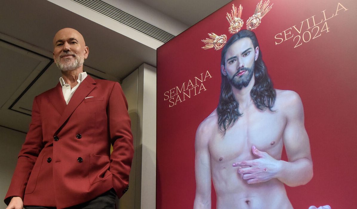 Ενας «ομοερωτικός Χριστός» σε αφίσα της Μεγάλης Εβδομάδας διχάζει την Ισπανία