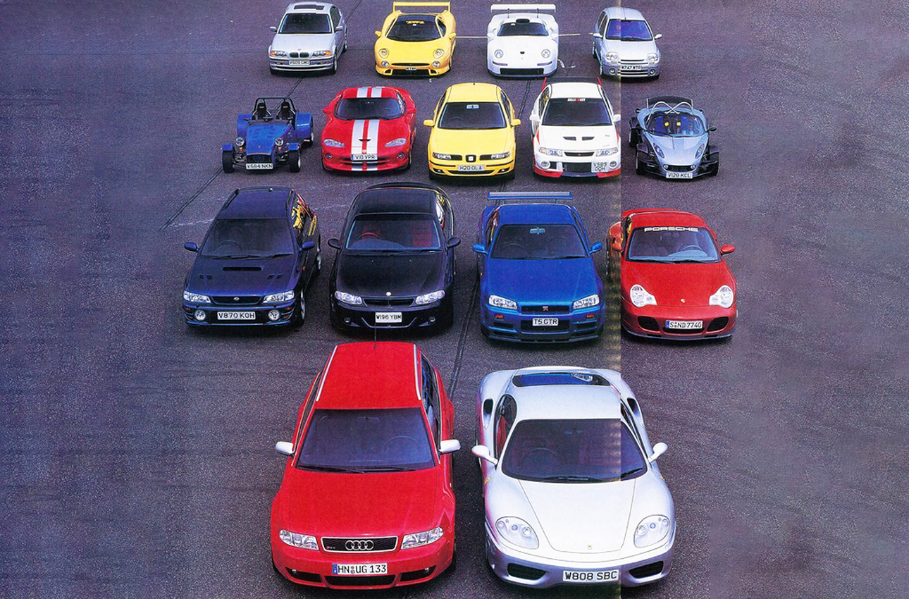 Μία φωτογραφία, χίλιες λέξεις: Αυτά ήταν τα αυτοκίνητα επιδόσεων το 2000