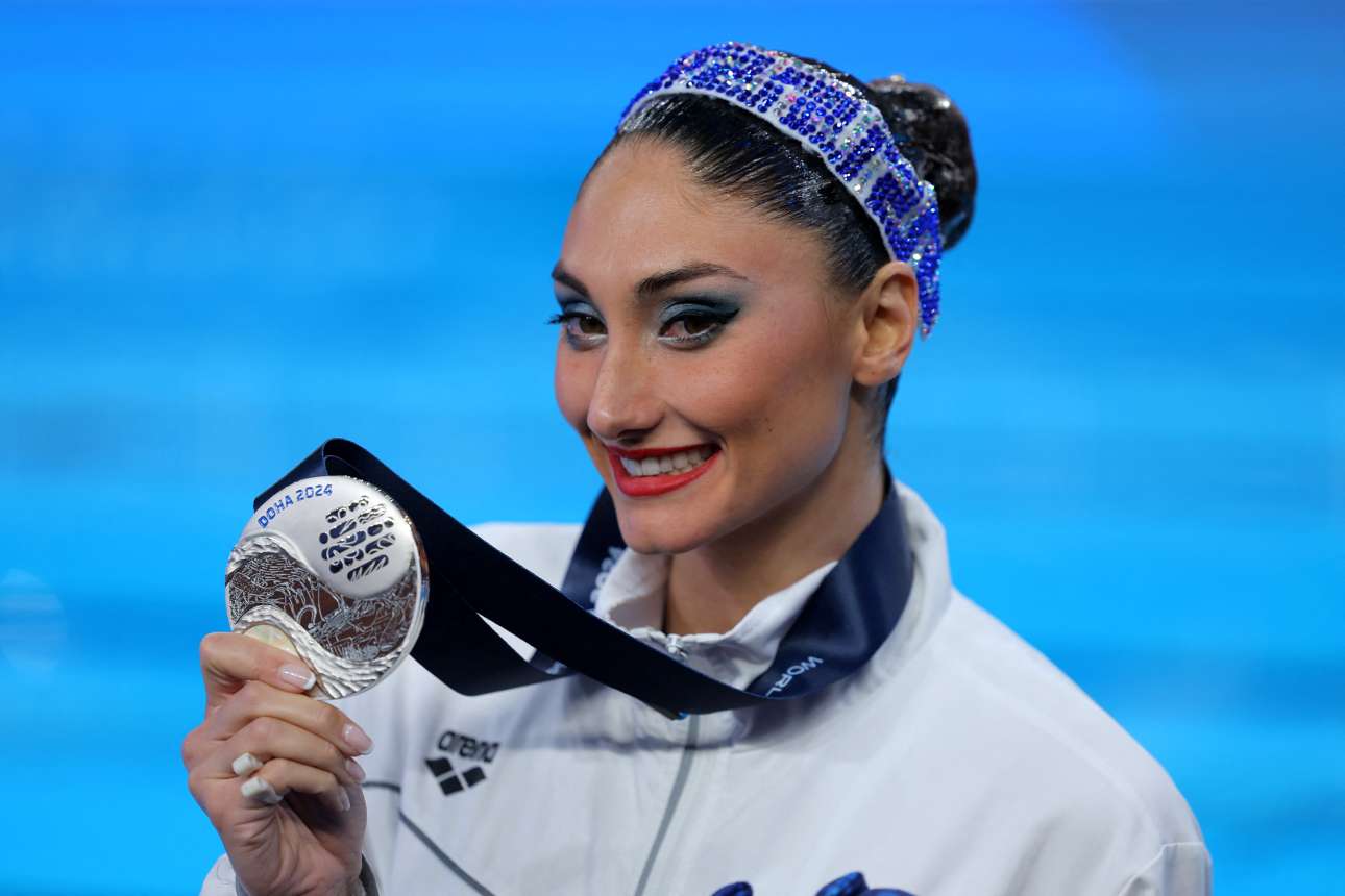 Δεύτερο μετάλλιο για την Ευαγγελία Πλατανιώτη με… συρτάκι  στην Ντόχα