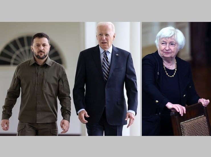 Ο Μπάιντεν θα δώσει τον «ρωσικό θησαυρό» στον Ζελένσκι