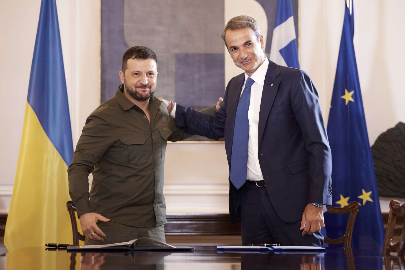 Στην Ουκρανία ο Μητσοτάκης – συνάντηση με Ζελένσκι