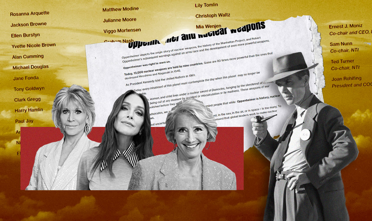 Εκκληση από σταρ του Χόλιγουντ: Να εξαλείψουμε τα πυρηνικά όπλα