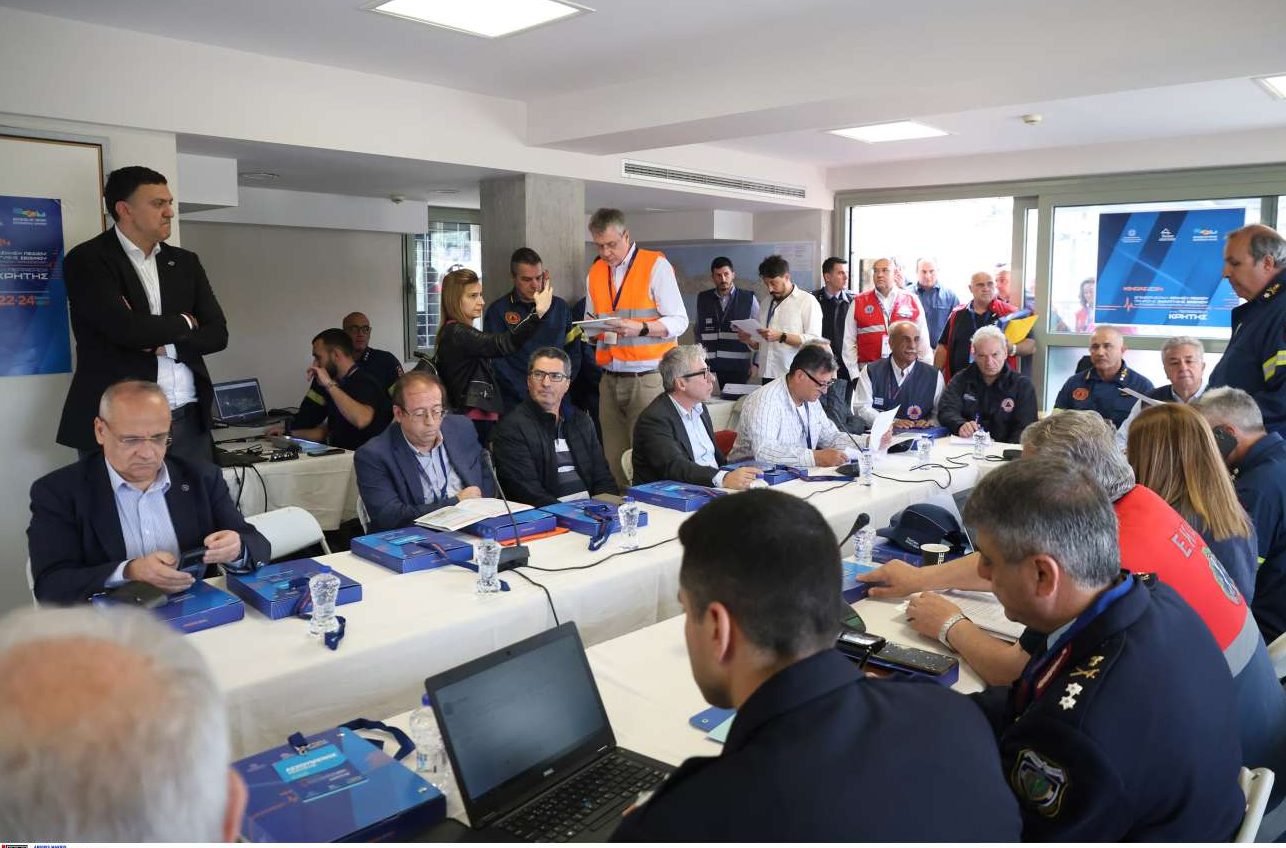 Αρχισε ο «Μίνωας», η μεγαλύτερη αντισεισμική άσκηση που έχει πραγματοποιηθεί ποτέ στη χώρα