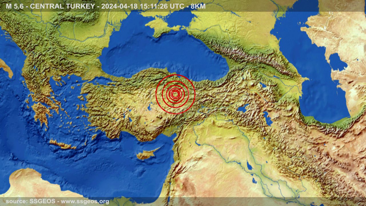 Σεισμός 5,6 βαθμών Ρίχτερ στην Τουρκία