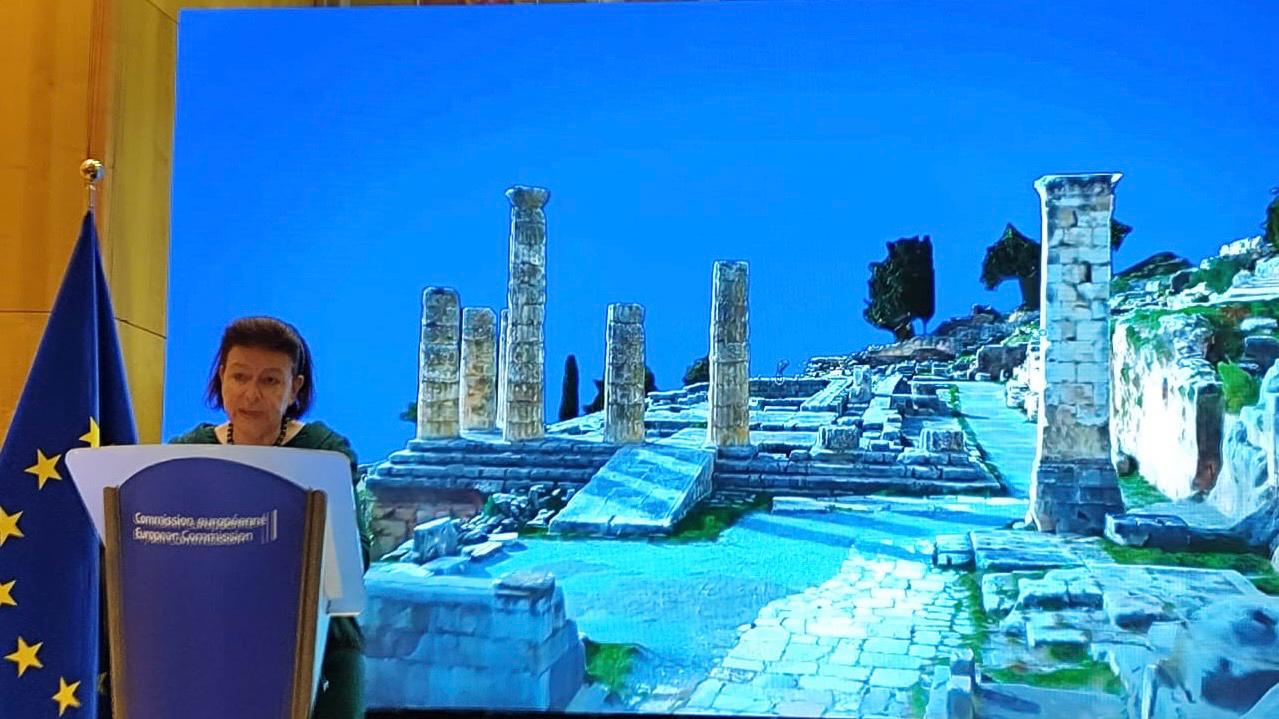 Σύνοδος ΥΠΠΟ: Η Μενδώνη και η τρισδιάστατη αποτύπωση του Ναού του Απόλλωνα